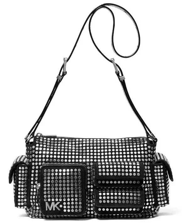Michael Kors Dakota Medium Pocket Shoulder Bag Black NWT