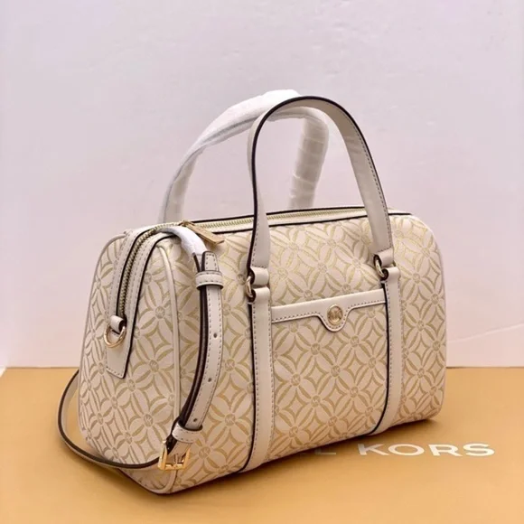 MICHAEL KORS MEDIUM DUFFLE SATCHEL CROSSBODY BAG