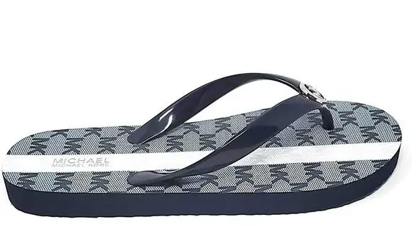 MICHAEL KORS COLOR BLOCK MK FLIP FLOP, NAVY/MULTI (NUMERIC_8)