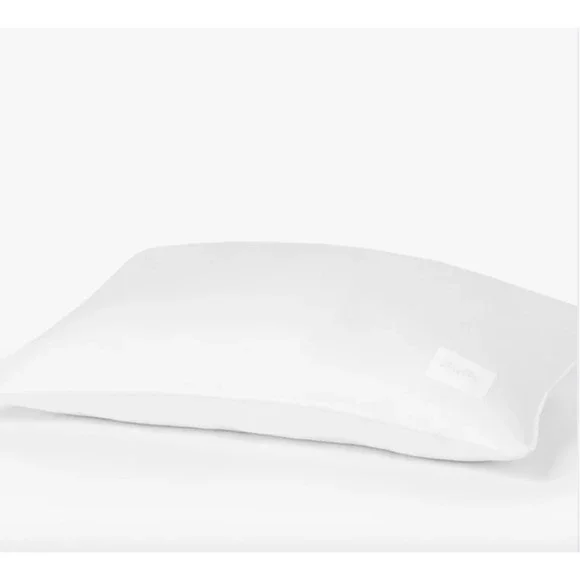 Buffy Cloud King Pillow Set of 2 Medium Support White Eucalyptus Shell 427420