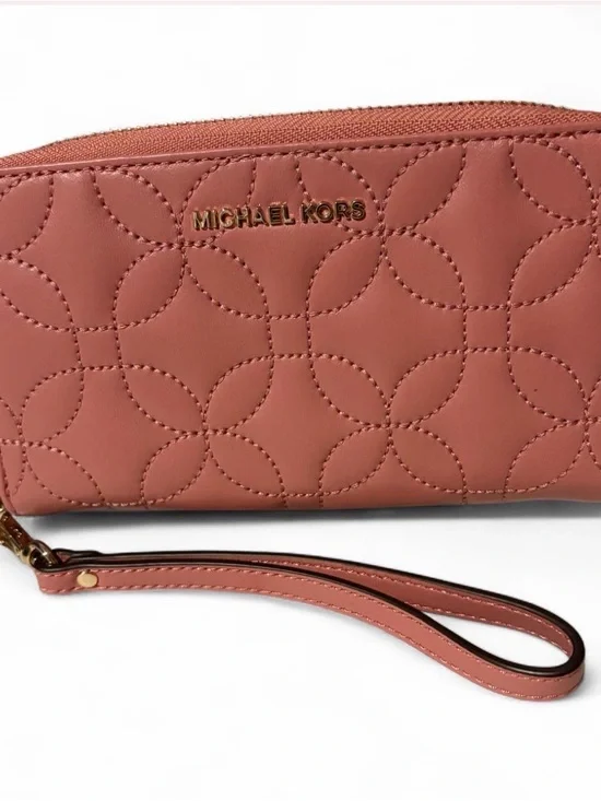 Michael Kors Quilted Leather Wristlet