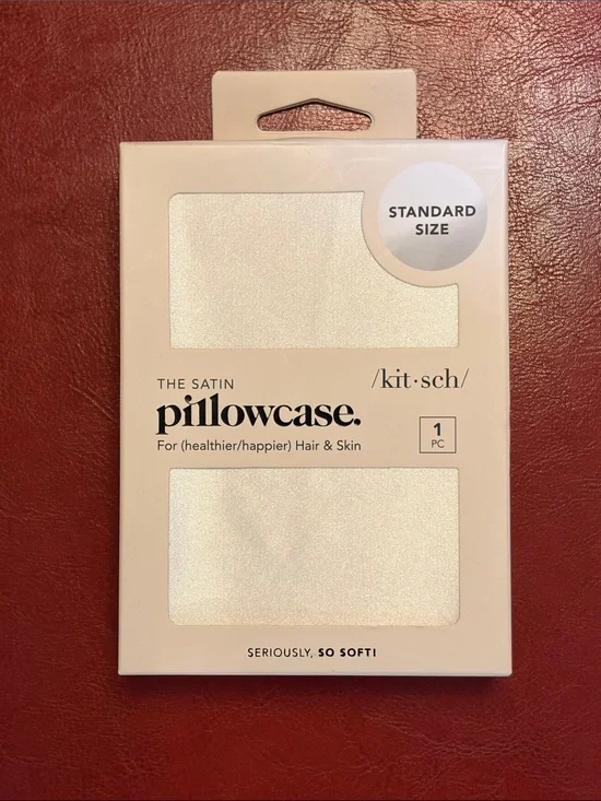 Kitsch Satin Pillowcase - Ivory