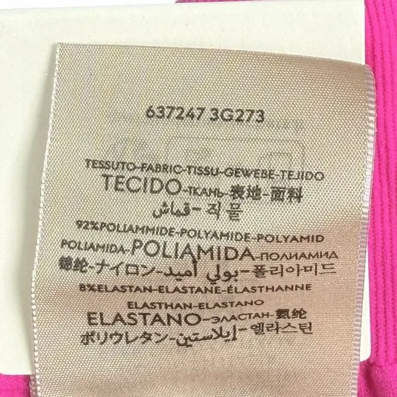 Gucci Coverina GG Tights Magenta Pink Hosiery Women's Size Medium New with Tags