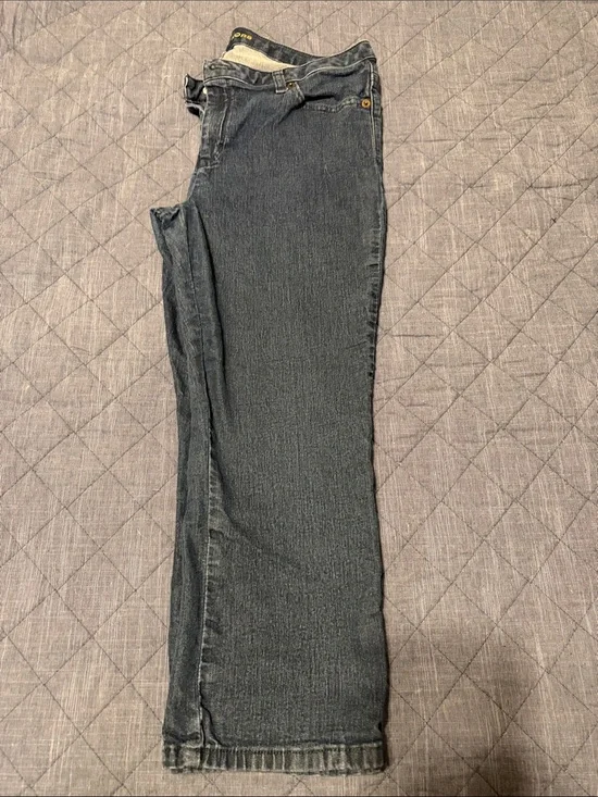Michael Kors Faded Blue Straight Leg Jeans