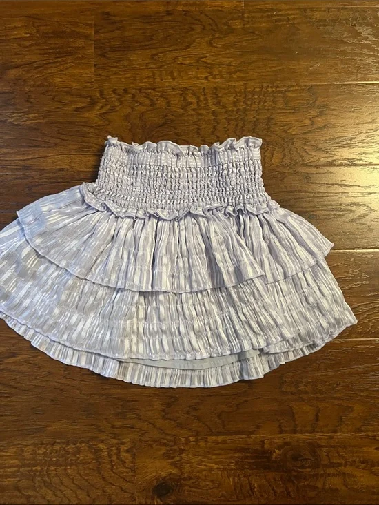 KatieJ NYC Lavender Mini Skirt