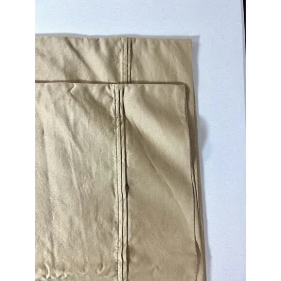Simply Vera Wang Beige Egyptian Cotton Standard/Queen Pillowcase Set