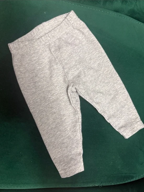 Gray Leggings 3 Month Old Baby Girl Cotton Stretch Leggings - Worn Once