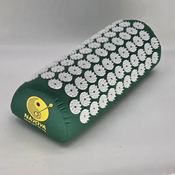 Nayoya Neck & Lower Back Pain Headache Relief Acupressure Pillow Green 15x3
