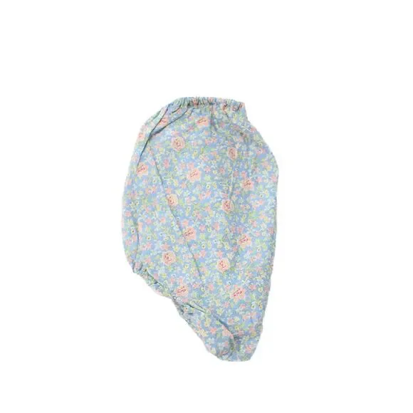 Bonpoint Girls Elastic Waistband Floral Printed Bottoms Blue Cotton 6 Months