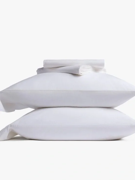 Queen Casual Organic Cotton Sheet Set White - Parachute for Target