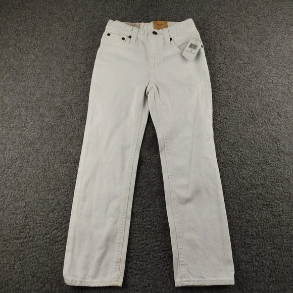 Polo Ralph Lauren Jeans Boys 6 Hudson Slim White NWT