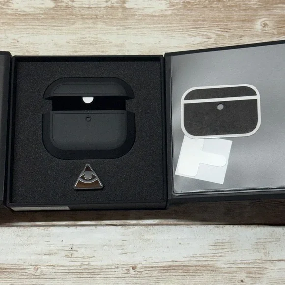 dbrand Grip Case Apple AirPods 3 Black Leather Protective Skin New Open Box