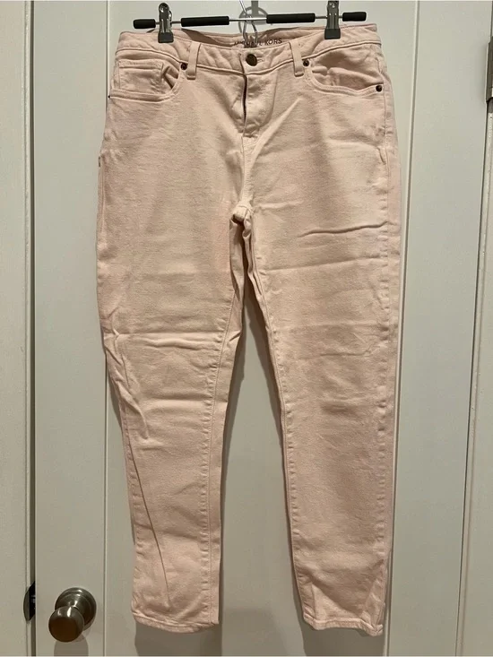 Michael Kors Light Pink Skinny Jeans