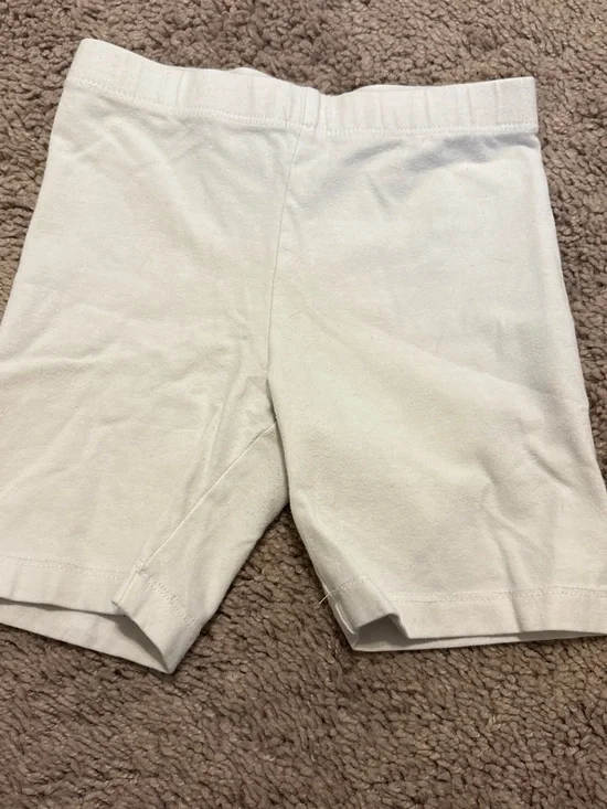 Justice White Girls' Bike Shorts