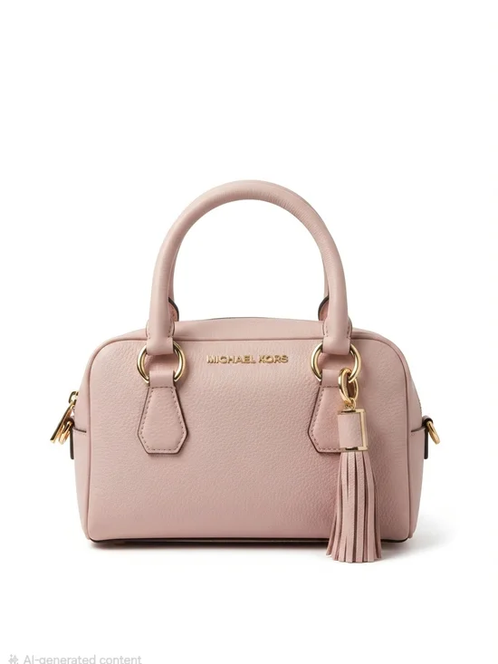 Michael Kors Pink Leather Satchel Handbag