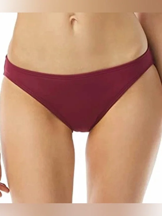 Michael Kors Bikini Bottoms Womens‎ XL Ruby Red Hipster Swim Luxury Designer
