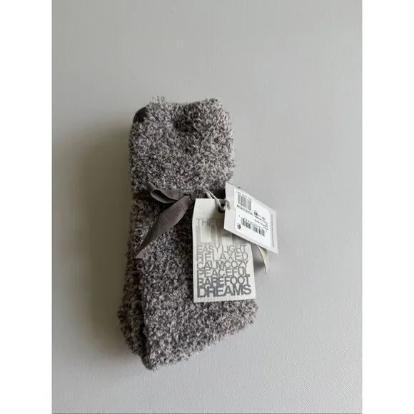 Barefoot Dreams Heathered Women's Socks - Multiple Options charcoal white