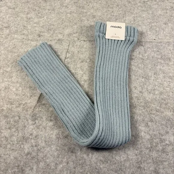 ModaSwings Moda Wool Blend Leg Warmer Stocking Light Blue 24