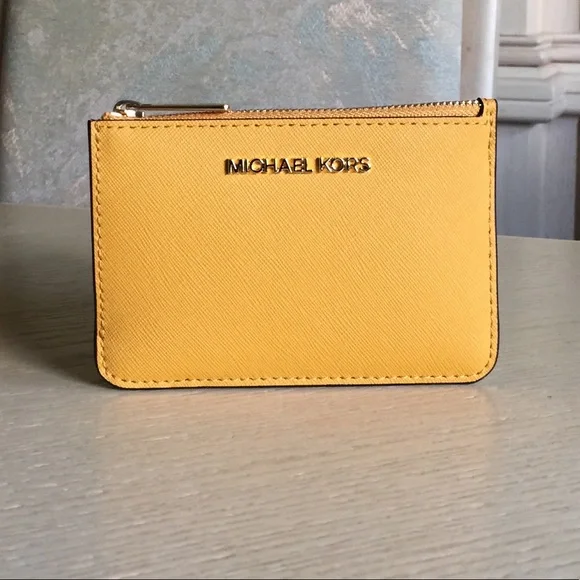 Michael Kors Golden Rod Leather ID, Coinpouch