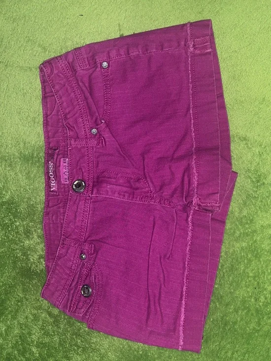 Vigoss Fuchsia Denim Short Shorts girls size 14
