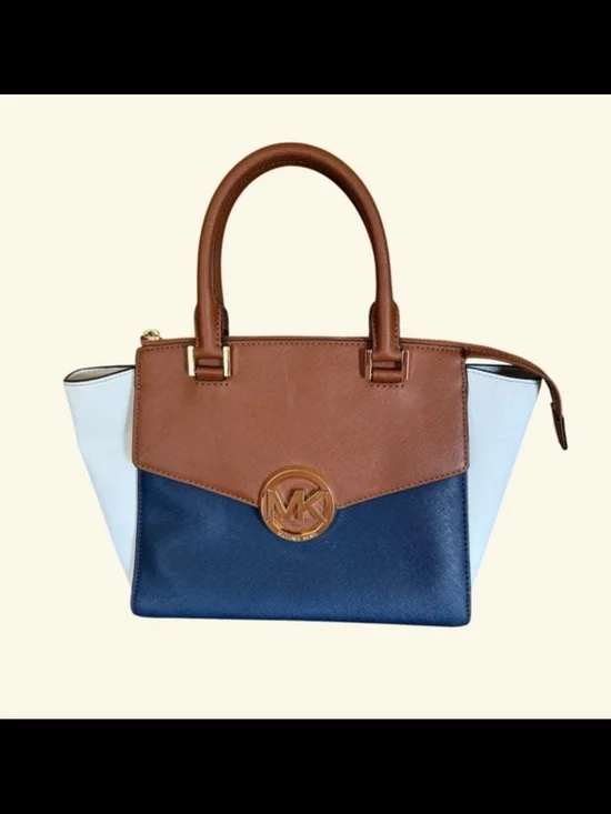 Michael Kors Hudson Medium Satchel Tricolor