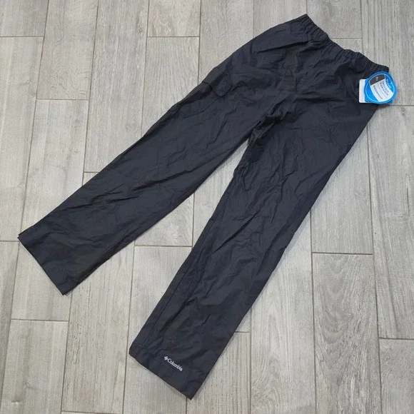 Columbia Youth Children's Size Large Cypress Brook II Black Waterproof Pants NEW