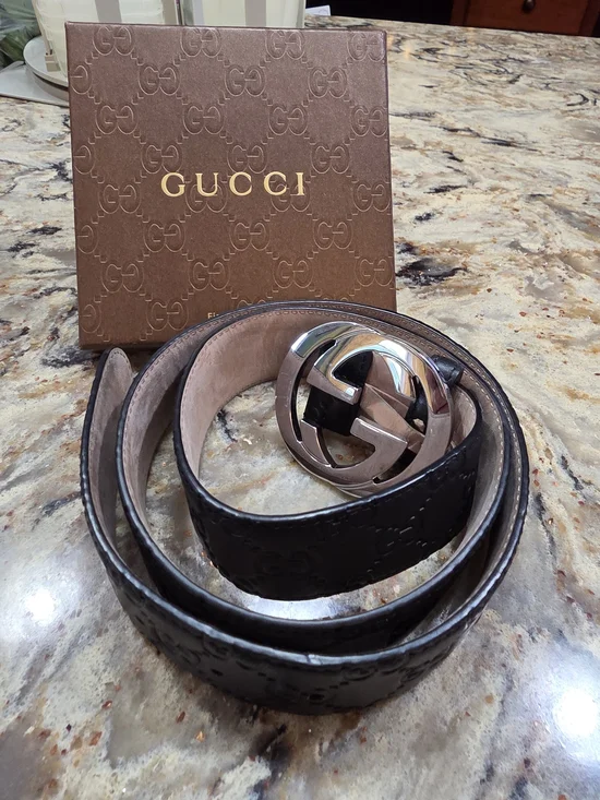 Authentic Gucci Belt Guccisdima Print