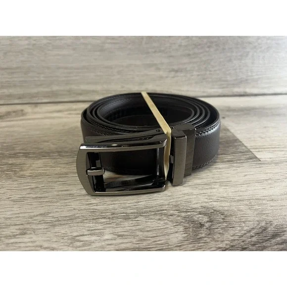 Men's Genuine Leather Ratchet Belt for Perfect‎ Fit Brown (1139-200)