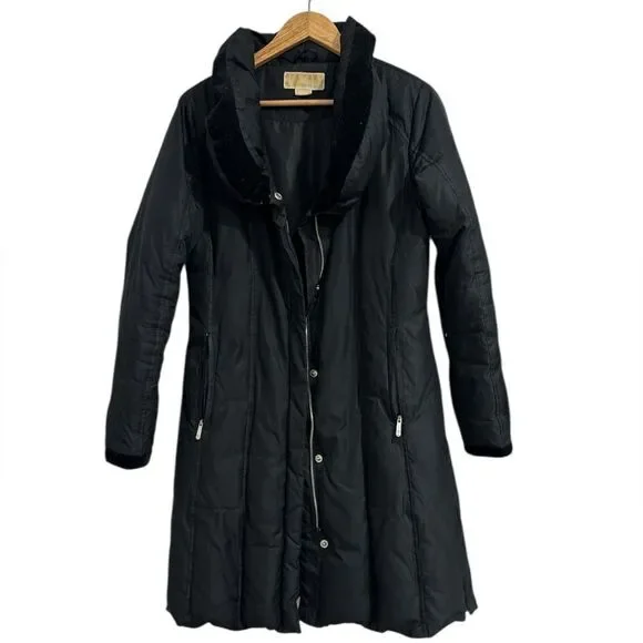 Michael Kors Black Puffer Coat EUC