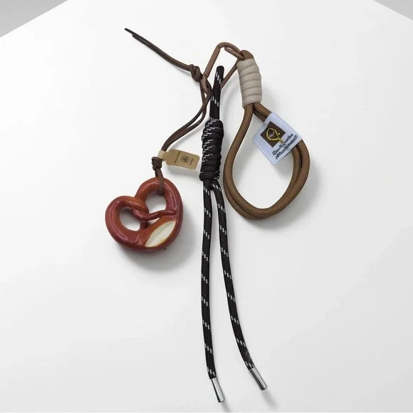 Pretzel Lovers Cute Bag Keychain Charm