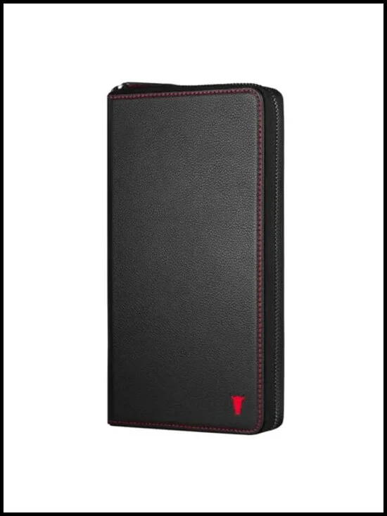 Premium Leather Family Travel Wallet RFID Blocking Passport Holder Organizer