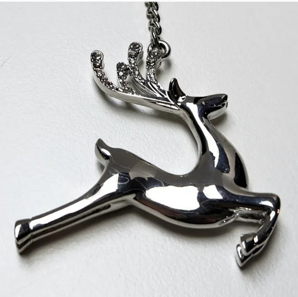 g by Gennaro Reindeer Silver Tone Keychain