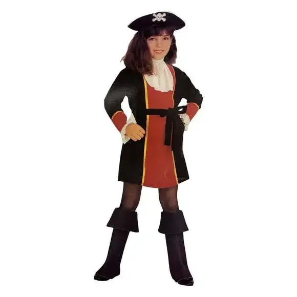 Rubie's Pirate Queen Child Girl's Small (4/6) Deluxe Halloween Costume Dress up