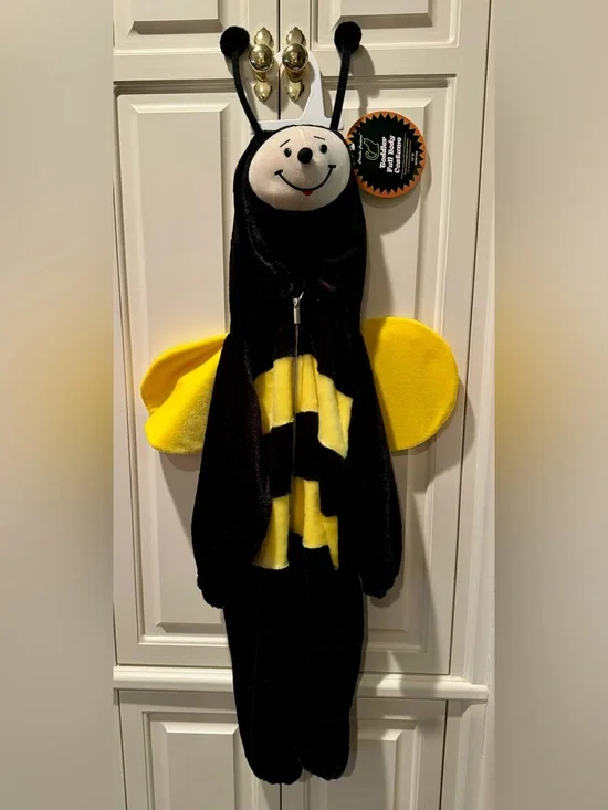 Toddler Full Body Bee Suit Costume by Chrisha Creations-Size 12-18 months - NWT