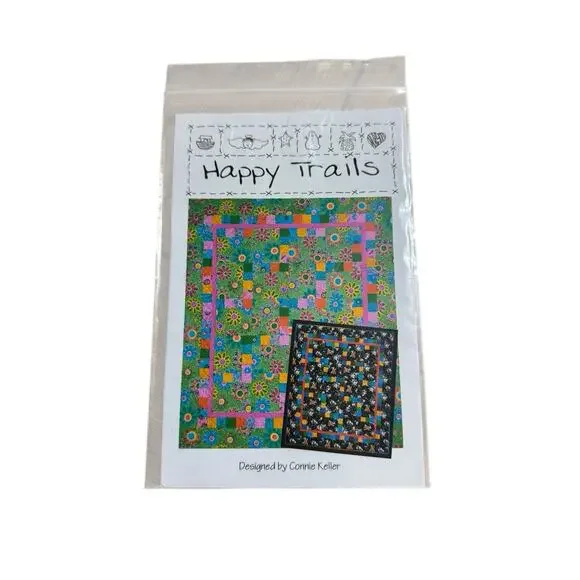 Happy Trails Quilt Kit Pattern Quilt Country‎ Crafting Vintage