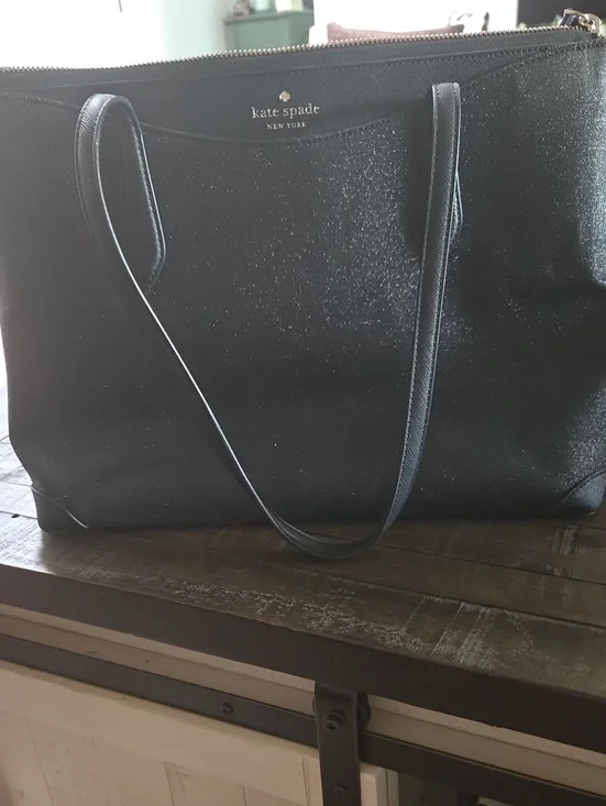 Michael Kors Black Tote Bag with Top Handles