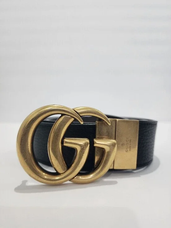 Gucci Reversible Double G Belt (SZ 105)