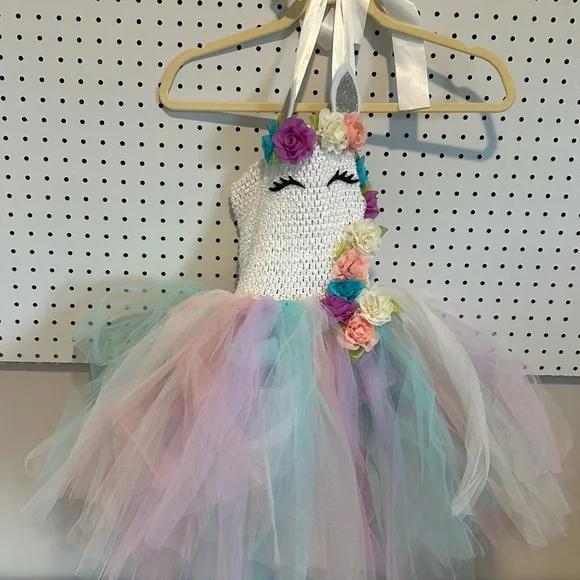 Unicorn fairy dress size 6X