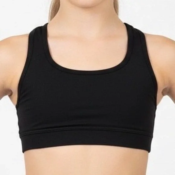 CS‎ Capezio Girls Team Basics Racerback Bra Top Black