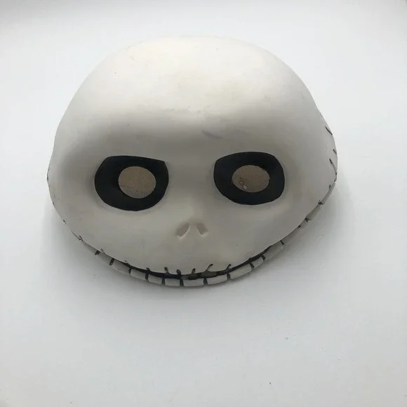 Nightmare Before Christmas‎ Disney Jack Skellington 2002 Halloween mask rubber