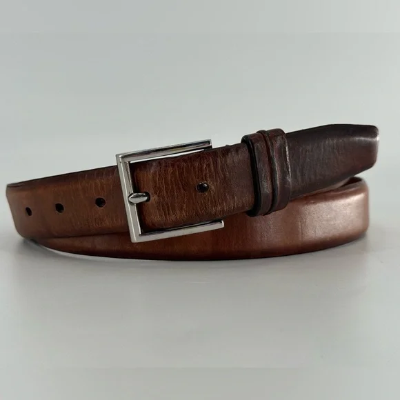 Cole Haan Vintage Tan‎ Brown Leather Belt 44