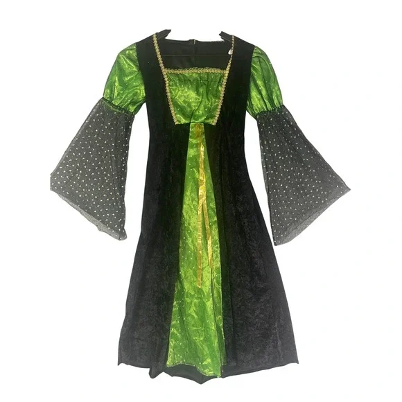 Hyde & Eek Medieval Witch Princess Costume Dress Large Renaissance Gown Target