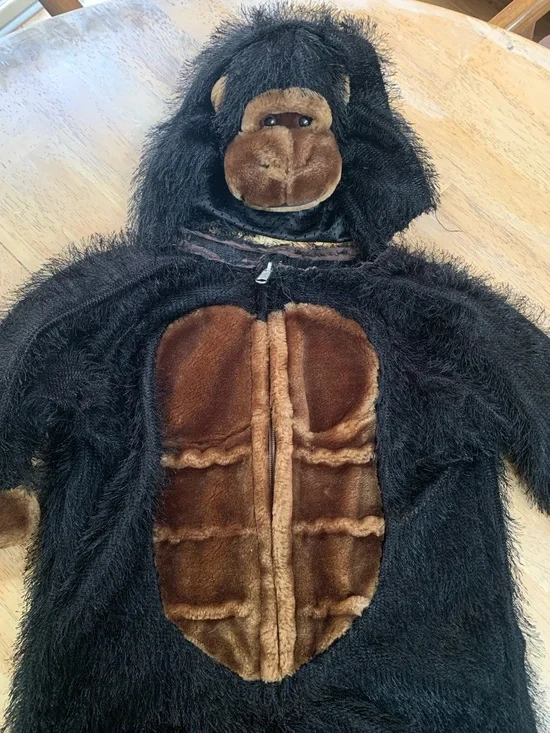 Kids Gorilla Costume Black and Brown sz3T