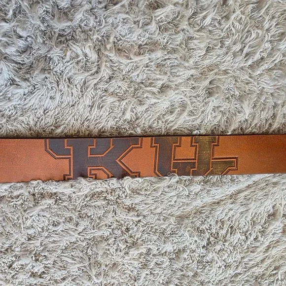 University of Kentucky‎ Wildcats Belt Mens Brown Leather Collegiate NCAA  34 NEW