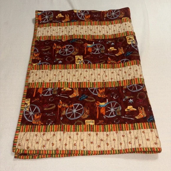 Cowboy Western Theme Kids Quilt‎ 54