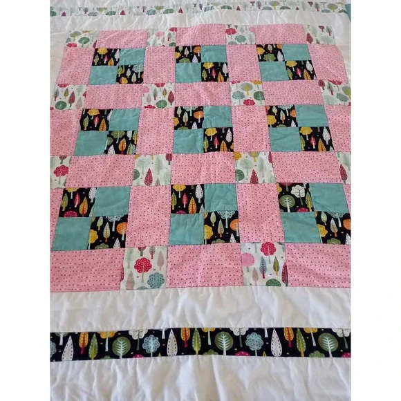 Handcrafted Childs PATCHWORK QUILT  39