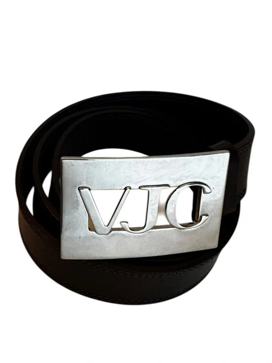 Versace Jeans Couture VJC Dark Brown Faux Leather Belt Size 95