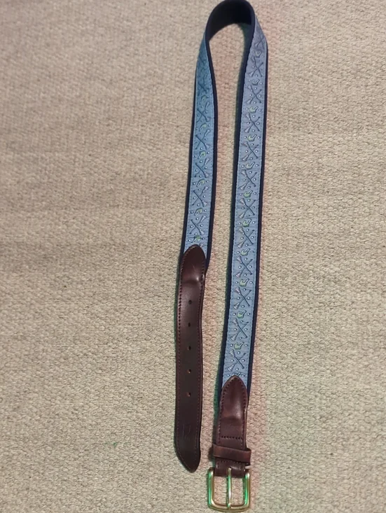 Mens Vineyard Vines Lacrosse Belt Size 42
