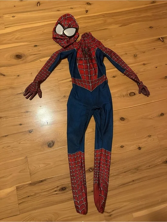 Kids Red & Blue Spider-Man Superhero Costume