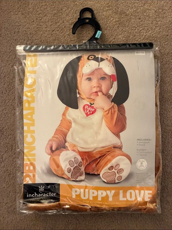 Puppy Love Baby Halloween Costume - Size S 6/12 Months